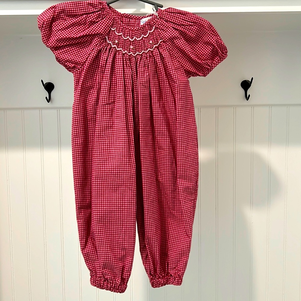 9mo Pants Smock . No stains . Smoke free home